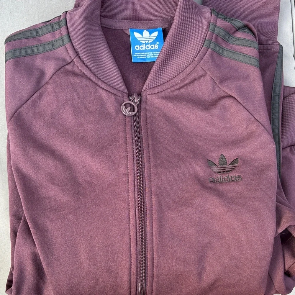 Adidas  Track Jacket with Black Stripes - Picture 7 of 8